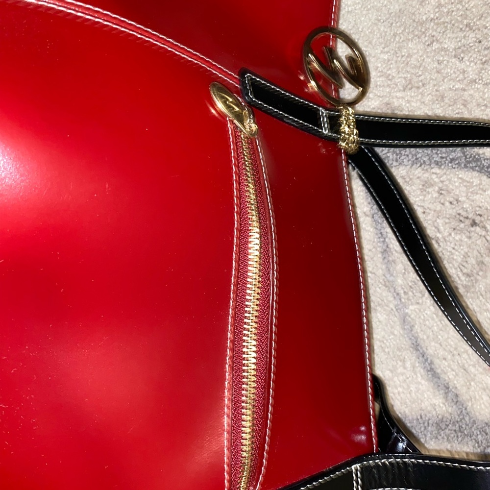 Mcklein Red leather bag